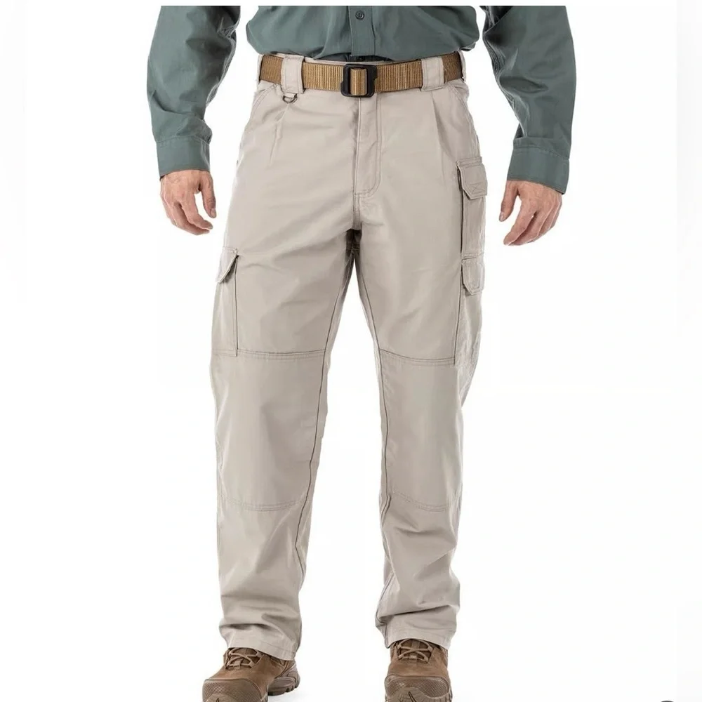 5.11 Tactical Series Men's Beige 100% Cotton Canvas Cargo Pants Size 32”x32” - Picture 1 of 7